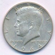 Amerikai Egyesült Államok 1964. 1/2$ Ag "Kennedy" T:AU,XF Patina USA 1964. 1/2 Dollar Ag "Kennedy" C:AU,XF Patina Krause - Ohne Zuordnung