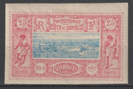 COTE DES SOMALIS - 1894 - YVERT N°12 * MH - COTE = 40 EUR. - Ungebraucht