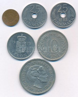 Dánia 1973-1986. 5ö-10K (6xklf) T:AU,XF Denmark 1973-1986. 5 Öre - 10 Kroner (6xdiff) C:AU,XF - Unclassified