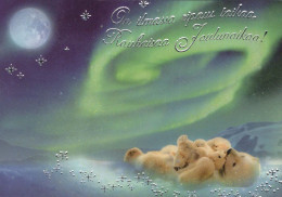 GEBÄREN Tier Vintage Ansichtskarte Postkarte CPSM #PBS224.A - Bears