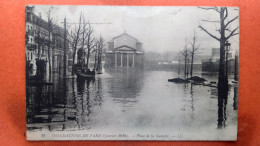 CPA (75) Inondations De Paris.1910. Place De La Nativité.   (7A.844) - La Crecida Del Sena De 1910