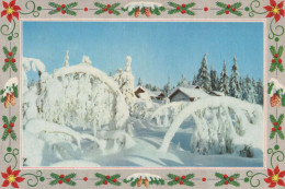 Neujahr Weihnachten Vintage Ansichtskarte Postkarte CPSMPF #PKG218.A - Neujahr