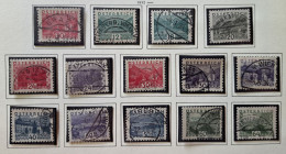 Österreich 1932, Mi 530-43 Kleine Landschaft Gestempelt - Used Stamps