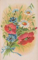 FLOWERS Vintage Postcard CPSMPF #PKG049.A - Flowers