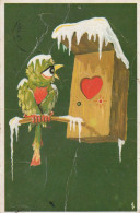 PÁJARO Animales Vintage Tarjeta Postal CPA #PKE807.A - Oiseaux