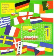 2012, Europ. Soccer Championship, S/S – MNH Bulgaria / Bulgarie - Unused Stamps