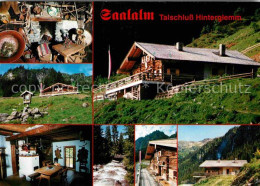 72720866 Zell See Saalalm Talschluss-Glemmtal Familie Wartbichler Jausenstation  - Autres & Non Classés