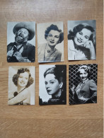 Filmsterren Movie Stars  Ciné  Echte Fotos 6x8 Cm   Belgian Chewing Gum  Jane Powell, Joan Bennett, Charles Kemper..... - Otros & Sin Clasificación