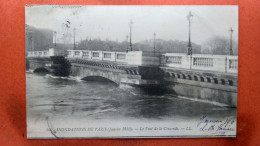 CPA (75) Inondations De Paris.1910. Le Pont De La Concorde.   (7A.850) - De Overstroming Van 1910