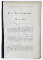 R. Ottolenghi - Una Città Del Passato - Cherasco (Cuneo) - 1915 Ca. - Other & Unclassified