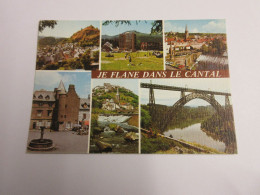 CP CARTE POSTALE CANTAL VUES DIVERSES MURAT AURILLAC SALERS St FLOUR - Vierge - Other & Unclassified