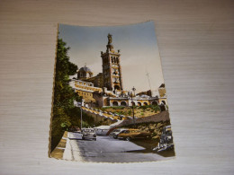 CP CARTE POSTALE BOUCHES Du RHONE MARSEILLE MONTEE NOTRE DAME De GARDE - VIERGE - Notre-Dame De La Garde, Lift En De Heilige Maagd