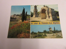 CP CARTE POSTALE BOUCHES Du RHONE Les ALPILLES GLANUM MOULIN Alphonse DAUDET     - Other & Unclassified