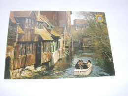 CP CARTE POSTALE BELGIQUE BRUGES CANAUX Derriere GRUUTHUUSE - Vierge - Brugge