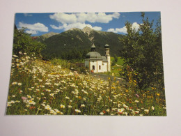 CP CARTE POSTALE AUTRICHE TYROL SEEFELD PETITE EGLISE BAROQUE - Vierge - Seefeld