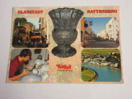 CP CARTE POSTALE AUTRICHE TYROL RATTENBERG VUES DIVERSES VILLE Du VERRE - Ecrite - Rattenberg