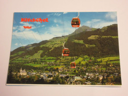 CP CARTE POSTALE AUTRICHE TYROL KITZBUHEL VUE AERIENNE TELECABINE - Vierge - Kitzbühel