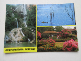 CP CARTE POSTALE ASIE THAILANDE KANCHANABURI VUES DIVERSES - Ecrite              - Thaïlande