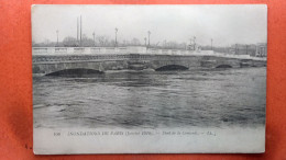 CPA (75) Inondations De Paris.1910. Le Pont De La Concorde.   (7A.852) - La Crecida Del Sena De 1910