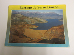 CP CARTE POSTALE ALPES De HAUTE PROVENCE BARRAGE De SERRE PONCON - Vierge - Autres & Non Classés