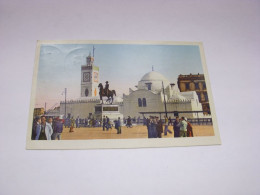 CP CARTE POSTALE ALGERIE ALGER La MOSQUEE EL-DJEDID - Ecrite En 1952  - Alger