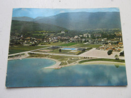 CP CARTE POSTALE AIN DIVONNE Les BAINS LAC PISCINE VILLE Et MASSIF Du JURA       - Divonne Les Bains