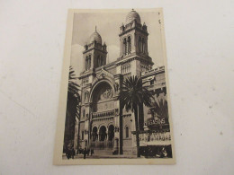 CP CARTE POSTALE AFRIQUE TUNISIE TUNIS La CATHEDRALE - Vierge - Tunisie