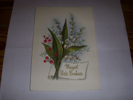 CP CARTE POSTALE 1er MAI MUGUET PORTE BONHEUR - ECRITE - Other & Unclassified