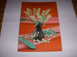 CP CARTE POSTALE 1er MAI MUGUET PORTE BONHEUR - ECRITE En 1985 - Other & Unclassified