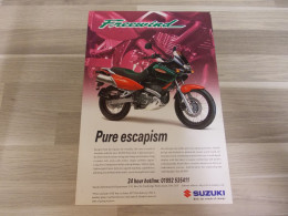 Reclame Advertentie Uit Oud Tijdschrift 1997 - Suzuki XF650 Freewind - Advertising