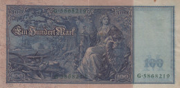 100 MARK 1910 DEUTSCHLAND Papiergeld Banknote #PL234 - Lokale Ausgaben