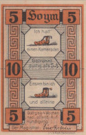 10 PFENNIG Stadt HOYM Anhalt UNC DEUTSCHLAND Notgeld Papiergeld Banknote #PH965 - Lokale Ausgaben