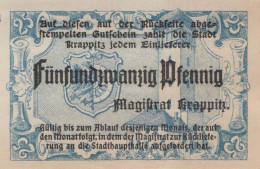 10 PFENNIG Stadt KRAPPITZ Oberen Silesia UNC DEUTSCHLAND Notgeld Banknote #PH981 - Lokale Ausgaben