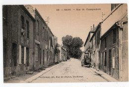 BAYE * GIRONDE * RUE CHAMPAUBERT * MACHINE Peut être ALAMBIC ??? * Carte N° 139 * Farthouat, 132 Rue De Bègles, Bordeaux - Sonstige & Ohne Zuordnung