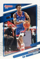 16 Saben Lee - Detroit Pistons - Carte Panini NBA Donruss 2021-2022 - Andere & Zonder Classificatie