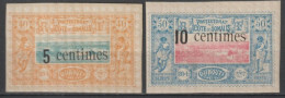 COTE DES SOMALIS - 1902 - YVERT N°28/29 * MH - COTE = 52 EUR. - Ungebraucht