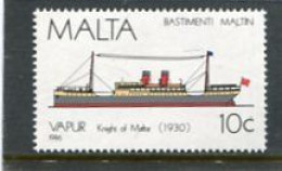 MALTA - 1986  10c  KNIGHT OF MALTA  MINT NH - Malta