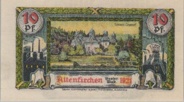 10 PFENNIG 1921 Stadt ALTENKIRCHEN IM WESTERWALD Rhine DEUTSCHLAND #PF697 - [11] Emissions Locales