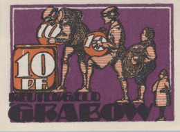 10 PFENNIG 1921 GRABOW AN DER ELDE Mecklenburg-Schwerin UNC DEUTSCHLAND #PI593 - [11] Local Banknote Issues