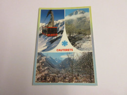 CP CARTE POSTALE HAUTES PYRENEES CAUTERETS VUES DIVERSES Sous La NEIGE - Ecrite  - Cauterets