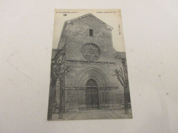 CP CARTE POSTALE HAUTE VIENNE EYMOUTIERS L'EGLISE PORTAIL XVeme SIECLE - Vierge - Eymoutiers