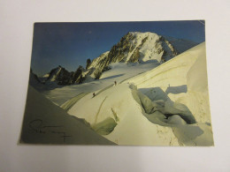 CP CARTE POSTALE HAUTE SAVOIE Le MONT BLANC Au TACUL - Ecrite En 1987 - Chamonix-Mont-Blanc