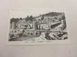 CP CARTE POSTALE GRECE OLYMPIE L'HERAION - Vierge                                - Greece