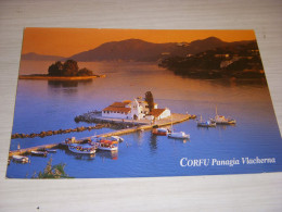 CP CARTE POSTALE GRECE CORFOU PANAGIA VLACHERNA - ECRITE - Grecia