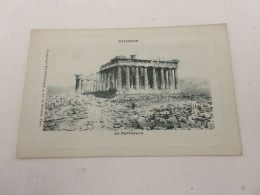 CP CARTE POSTALE GRECE ATHENES Le PARTHENON - Vierge                             - Grèce