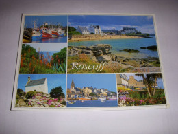 CP CARTE POSTALE FINISTERE ROSCOFF VUES GENERALES PORT PLAGE - ECRITE En 2016 - Roscoff