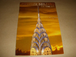 CP CARTE POSTALE ETATS UNIS NEW YORK CHRYSLER BUILDING - ECRITE - Altri & Non Classificati