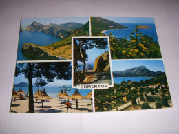 CP CARTE POSTALE ESPAGNE BALEARES MAJORQUE FORMENTOR VUES GENERALES - ECRITE - Mallorca