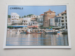 CP CARTE POSTALE ESPAGNE CATALOGNE CAMBRILS COSTA DORADA BARRIO MARITIMO Ecrite  - Autres & Non Classés