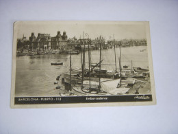 CP CARTE POSTALE ESPAGNE BARCELONE Le PORT EMBARCADERE - Ecrite - Barcelona